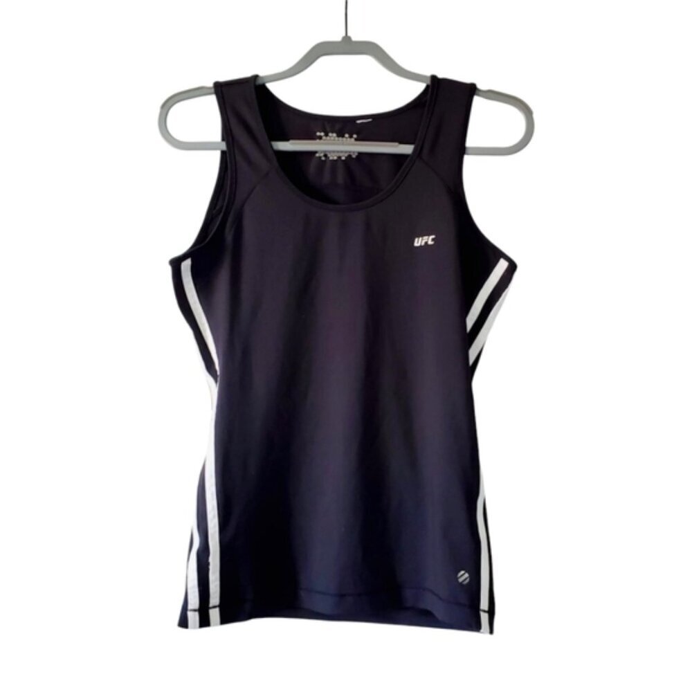 UFC Merch Workout Athletic Boxing Striped Tank Top M